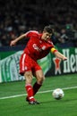 Steven Gerrard in action during the match Royalty Free Stock Photo